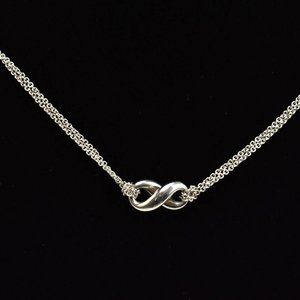 Tiffany & Co: Sterling Silver "Infinity" Necklace - image 1